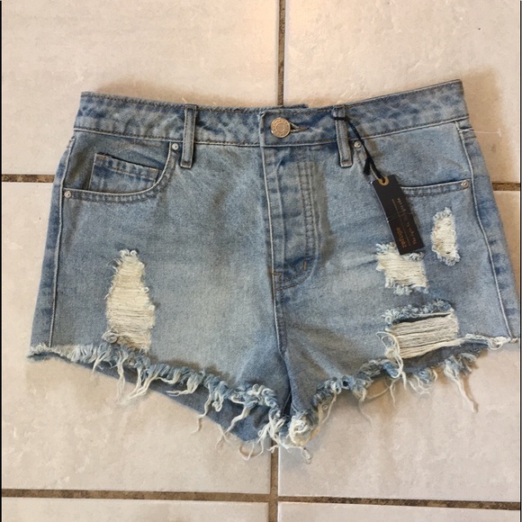 refuge Pants - NWT HI RISE JEAN SHORTS